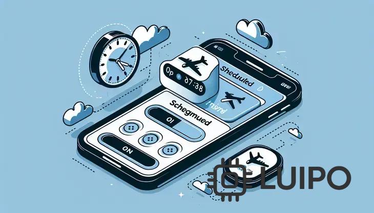 Como ativar o modo avião programado