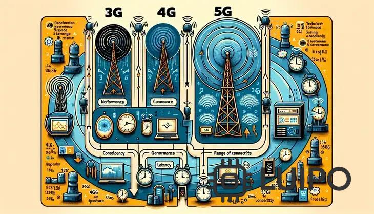 Diferença entre internet 3G, 4G e 5G