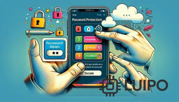 Como colocar senha nos apps