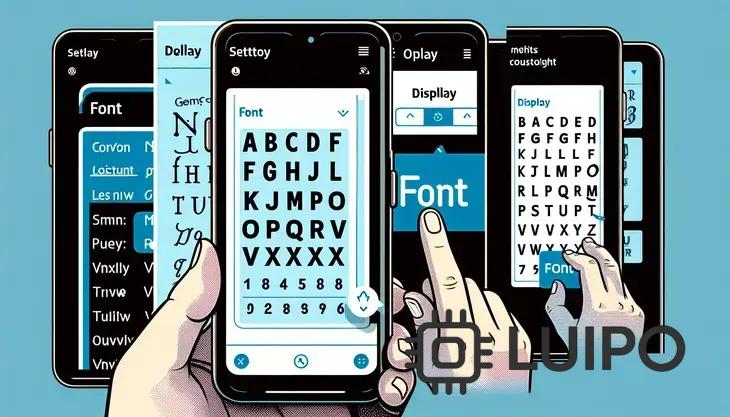 Como mudar a fonte do celular