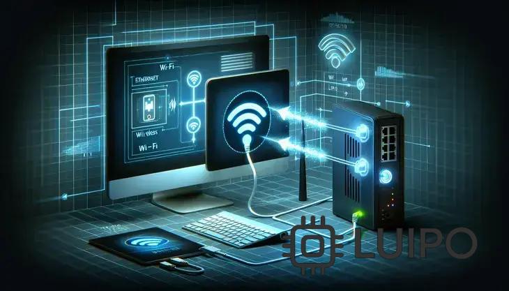 Como usar internet cabeada e Wi-Fi juntos
