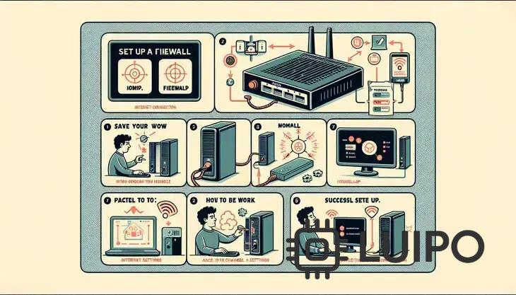 Como configurar um firewall no modem