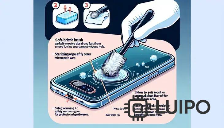Como limpar o microfone do celular