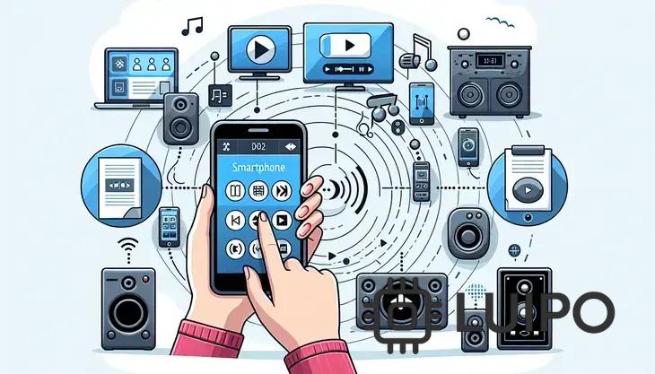 Como usar o celular como controle de mídia