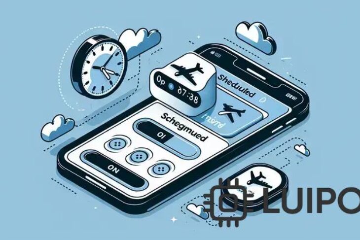 Como ativar o modo avião programado