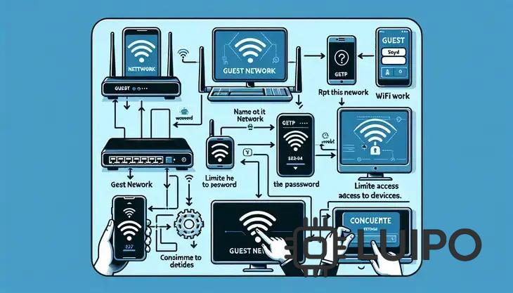 Como configurar uma rede para convidados